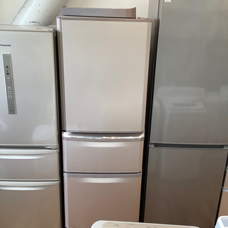 MITSUBISHI MR-C34A-W冷蔵庫 335L 2017年製 ☆【三菱】3ドア冷蔵庫 335L 2017年製［MR-C34A-W］【3か月保証付