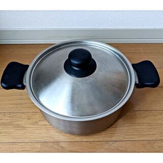 ステンレス両手付き鍋　23.5cm