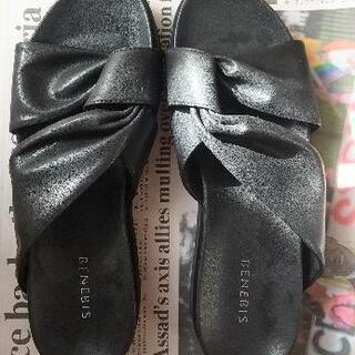 【美品】婦人サンダル 22～22.5