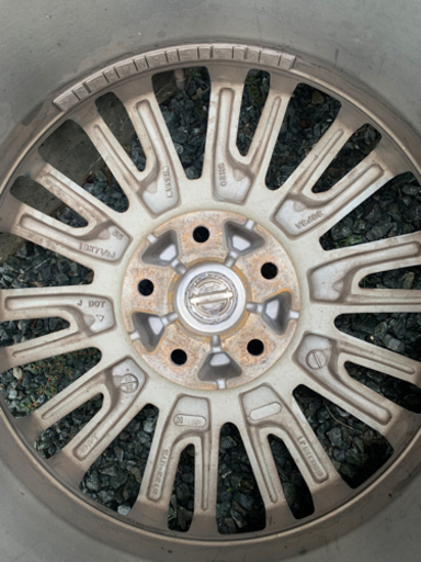E52 エルグランド 純正ホイール 18インチ 7.5J タイヤはオマケ　