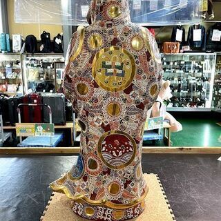 九谷焼 八幡窯 達磨大師像 (希少)【愛品倶楽部柏店】の画像