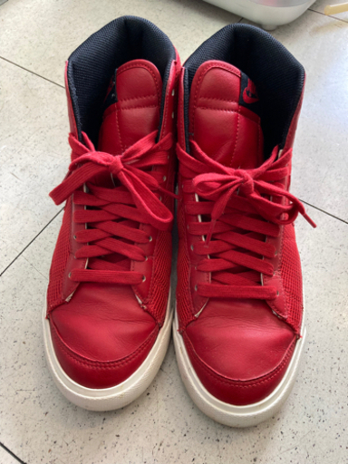 NIKE ハイカット　赤　26.5cm  リサイクルショップ宮崎屋　住吉店　21.09.18 u
