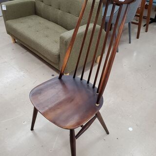 ERCOL　アーコール　アームレスチェアー　ダークブラウン【トレファク上福岡】