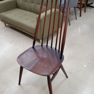 ERCOL　アーコール　アームレスチェアー　ダークブラウン 【トレファク上福岡】