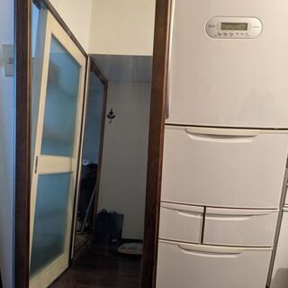 【取りに来てくれる方限定】木枠大型壁掛けミラー