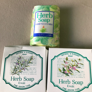 化粧石鹸　エワール、ハーブソープセットの画像