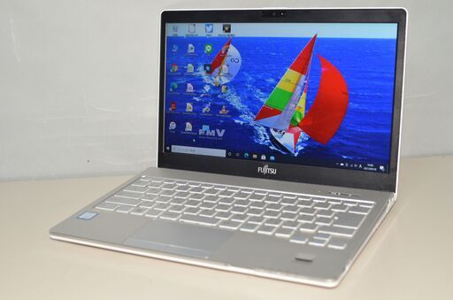 最新Windows10+office 爆速新品SSD256GB 富士通 LIFEBOOK SH75/B1 i5-7200U/メモリ8GB/13.3インチ/DVDマルチ/USB3.0/カメラ/便利なソフト