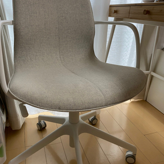 IKEA デスクチェア　ロングフェイル　アームレスト付き