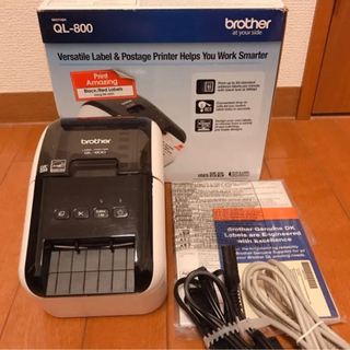 ☆☆美品・お値下げ！☆ ブラザー ラベルプリンター QL-800...