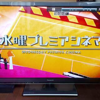 録画用外付けHDDつき42型プラズマTV（Panasonic） 