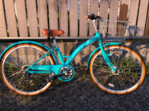 24インチ　自転車　6段変速　アルミホイール　引き取り希望