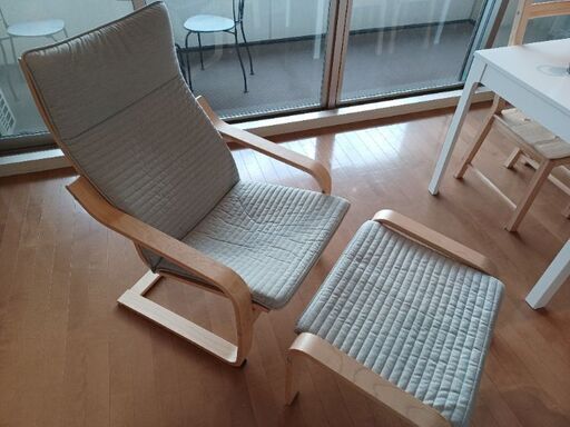 IKEA POÄNG/ポエングシリーズ リクライニングチェア