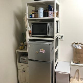 【一人暮らしに！】冷蔵庫ラックの画像