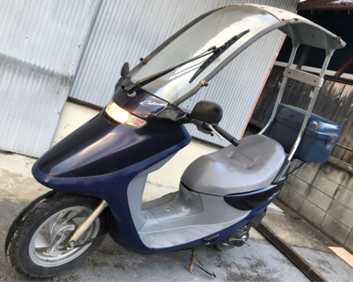 売れました！　屋根付き キャビーナ 50 Uberにも使える！ バッテリー新品にします。