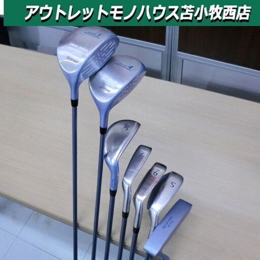 フィガロ ゴルフクラブ ハーフセット マルマン 1W 4W 5/6UT 7I 9I SW PT 7本セット レディース 右利き FIGARO MARUMAN 苫小牧西店