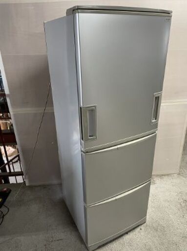【簡易清掃済み】SHARP ３ドア冷蔵庫 SJ-WA35P-S シルバー 動作確認済み 早いもの勝ち！ 配送OK 引取歓迎