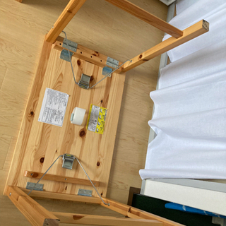【高さ要注意】無印MUJI 折り畳みテーブルの画像
