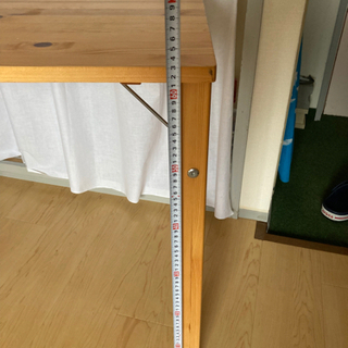 【高さ要注意】無印MUJI 折り畳みテーブルの画像