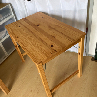 【高さ要注意】無印MUJI 折り畳みテーブルの画像