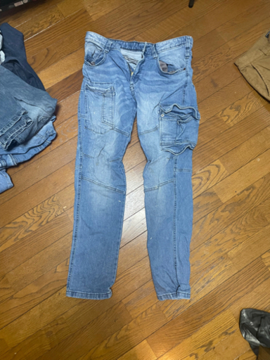 作業着　デニム系