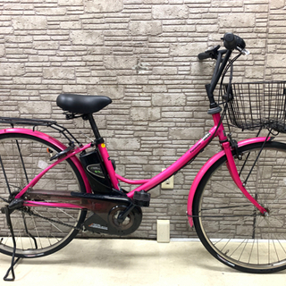 東京23区配達無料　新基準　Panasonic パナソニック Aガールズ　8.9Ah リチウム 電動自転車 中古自転車パナ26