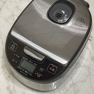 極美品　シャープ マイコン炊飯器 KS-S10J-S　シルバー系...
