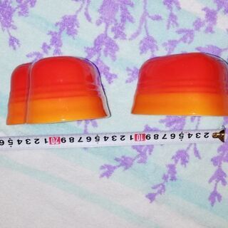 ル・クルーゼ ハート型ラムカン2個 グラタン皿 白2個の画像