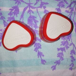 ル・クルーゼ ハート型ラムカン2個 グラタン皿 白2個