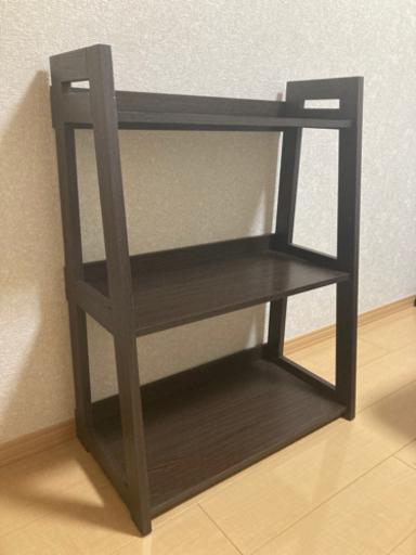 【受付終了】¥1000 木製3段ラック