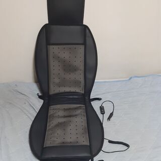 クールエアーシート ブラック シガーソケット給電 ファン内蔵 メッシュ生地 DC12V専用 の画像