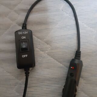 クールエアーシート ブラック シガーソケット給電 ファン内蔵 メッシュ生地 DC12V専用 の画像
