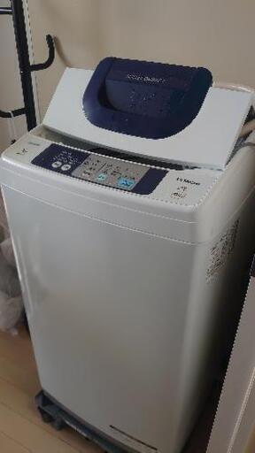 【好評完売】日立全自動電気洗濯機　NW-H52　標準洗濯容量５キロ