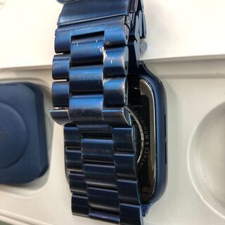【店頭お渡し】Apple Watch Series 6 GPS+Cellularモデル 44mm M09A3J/A [ディープネイビースポーツバンド]の画像