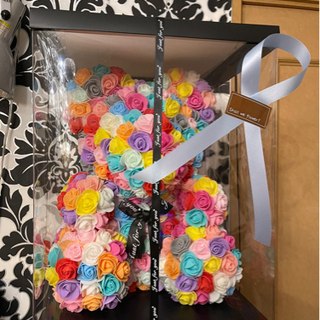※最終値下げ※【美品】未開封！フラワーベア（造花）