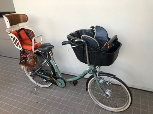 22インチ 3人乗り自転車 3段変速 オートライト 子乗せ自転車 丸石サイクル ふらっかーず FRACKERS