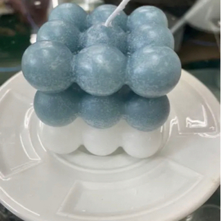 ご希望あれば再制作可能！　ボンボンキャンドル[ラベンダーの香]