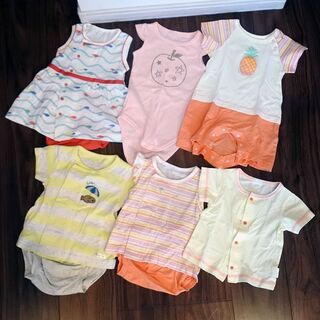 Combimini コンビニミ 女の子ベビー服6着セット 60/...