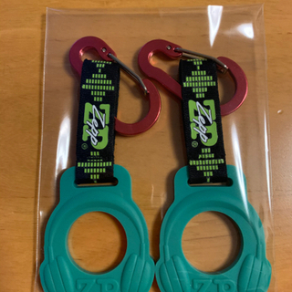 Zepp ドリンクホルダー　グリーン×ピンク　2コの画像