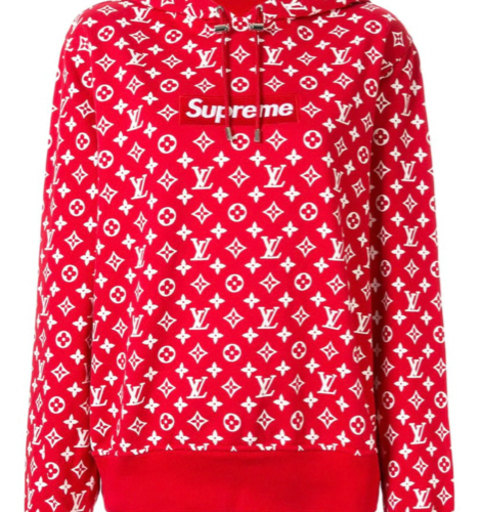 supreme✖︎VUITTON限定パーカー