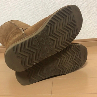 UGG アグ シープスキン ムートン ブーツ ロング チェスナットの画像