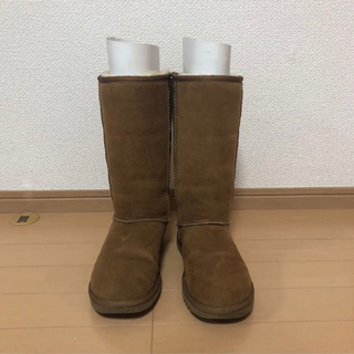 UGG アグ シープスキン ムートン ブーツ ロング チェスナット