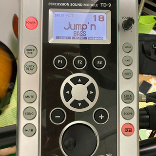 （ネット決済）お話中　期間限定大幅値引き　即演奏可　スピーカー付電子ドラム　Roland TD-9K2Sフルセットの画像