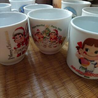 ペコちゃんのカップ多数，一個の価格の画像