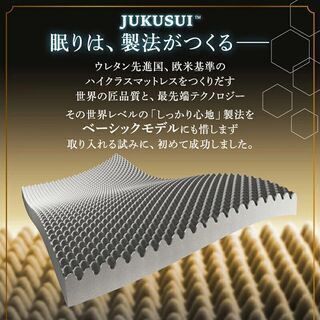 あんしん決済・分割払い可　未使用訳あり　高反発 洗濯可能 トリプルエアスルー三つ折りマットレス　敷布団　シングル　ブラックの画像