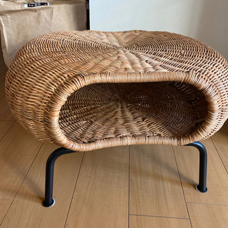 IKEA GAMLEHULT 猫ベッド　オットマン