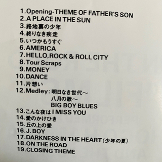 浜田省吾　ON THE ROAD “FILMS” VHSの画像