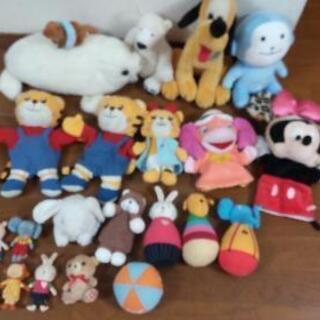 ぬいぐるみ色々　差し上げます