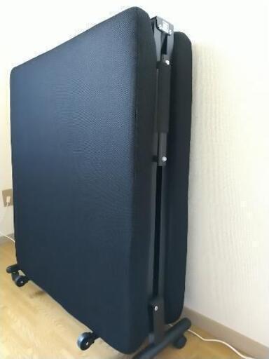 折りたたみベッド ブラック 低反発・シングル・リクライニング\n\n