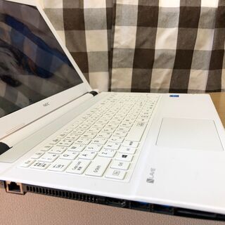 彡美品美麗！ＮＥＣ・Ｗｅｂカメラ内蔵/新品ＳＳＤ２４０ＧＢ/クリスタルホワイトWin10 64bit/Office2019付/15.6ｲﾝﾁ/メモリ８GＢ/無線/DVD・ＣＤ再生ソフト付　No.2109003の画像