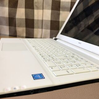 彡美品美麗！ＮＥＣ・Ｗｅｂカメラ内蔵/新品ＳＳＤ２４０ＧＢ/クリスタルホワイトWin10 64bit/Office2019付/15.6ｲﾝﾁ/メモリ８GＢ/無線/DVD・ＣＤ再生ソフト付　No.2109003の画像
